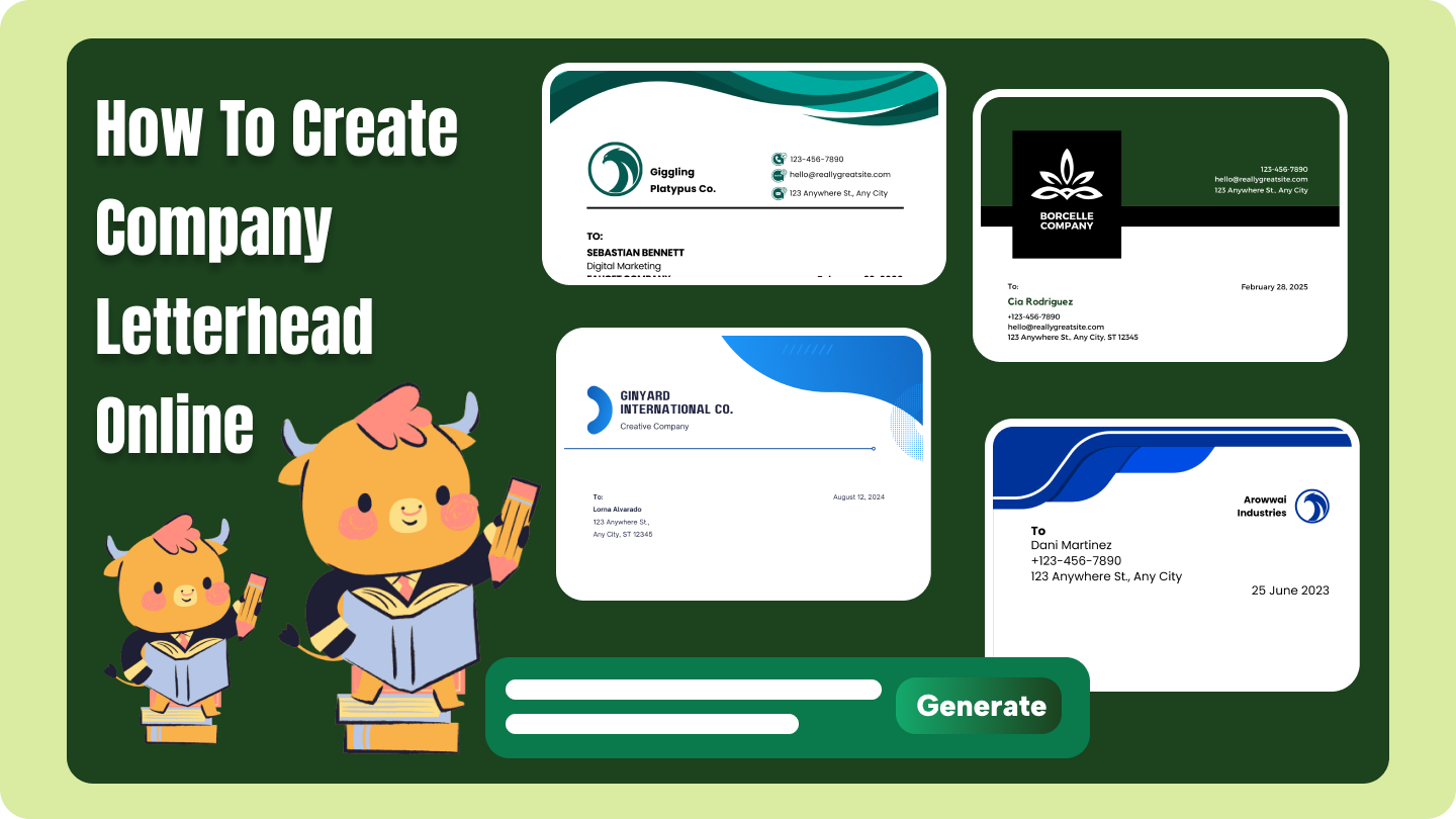 create company letterhead online