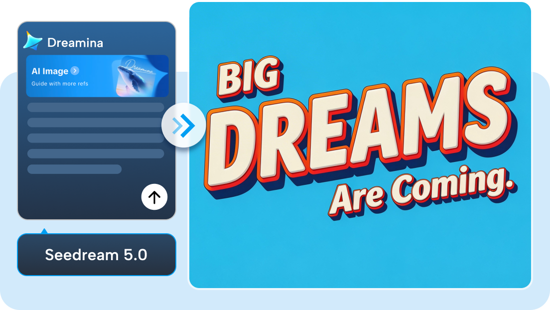 Seedream 5.0 Modello AI generatore di stili di font personalizzati strutturati