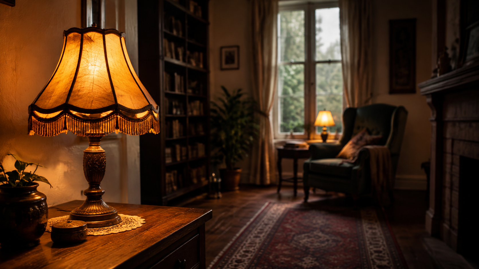 Lamp to Reading Chair Depth