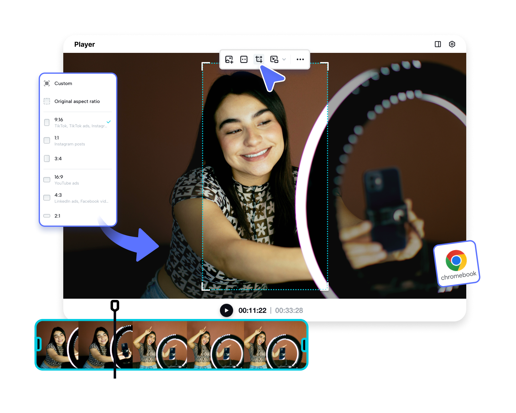 Chromebook影片編輯器