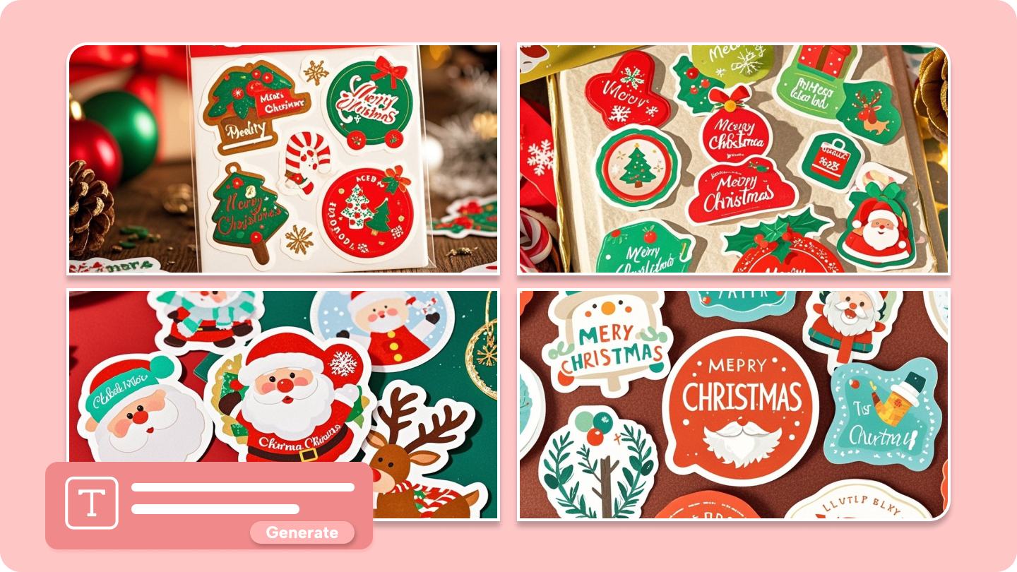 printable Christmas stickers