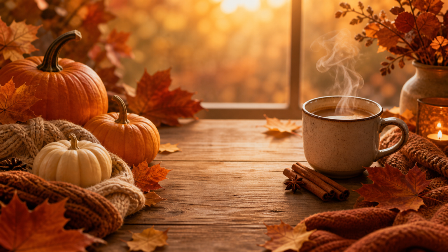 Pumpkin Spice AI Wallpaper example created for Dreamina