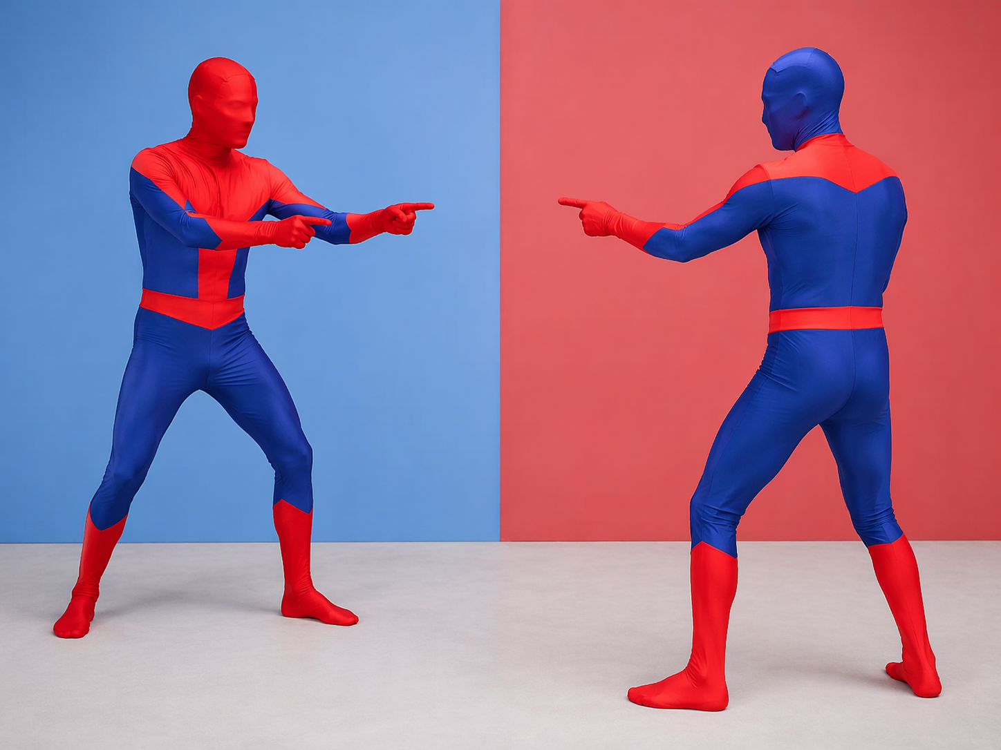 Dreamina Spider-Man pointing meme prompt example 1