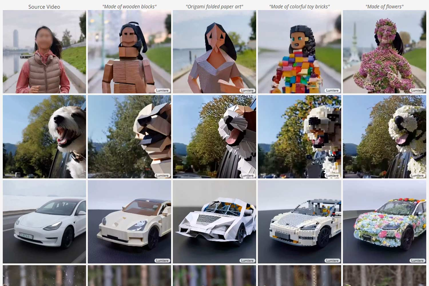 Tekst na wideo ai google