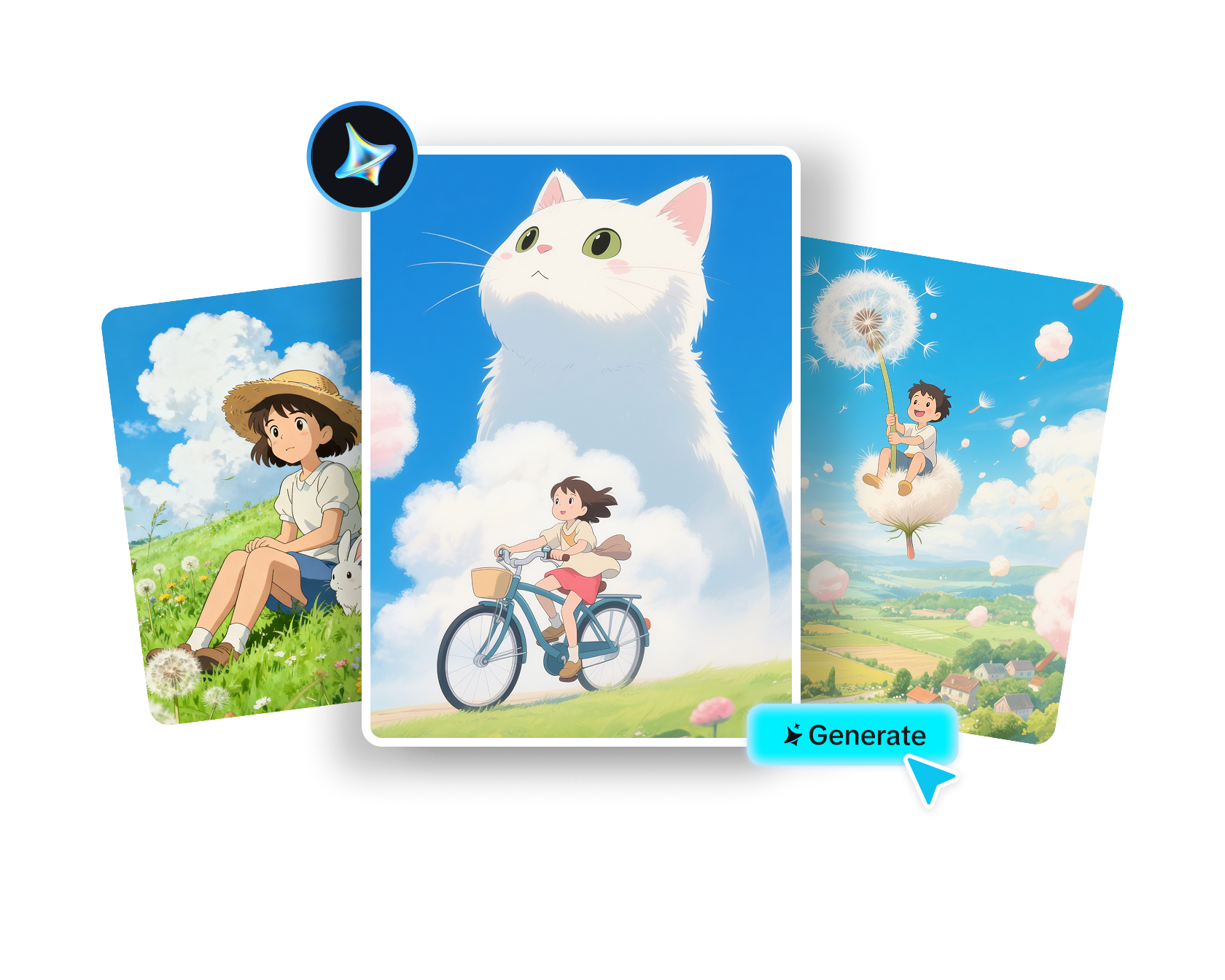 Generator gratuit de imagini Ghibli AI