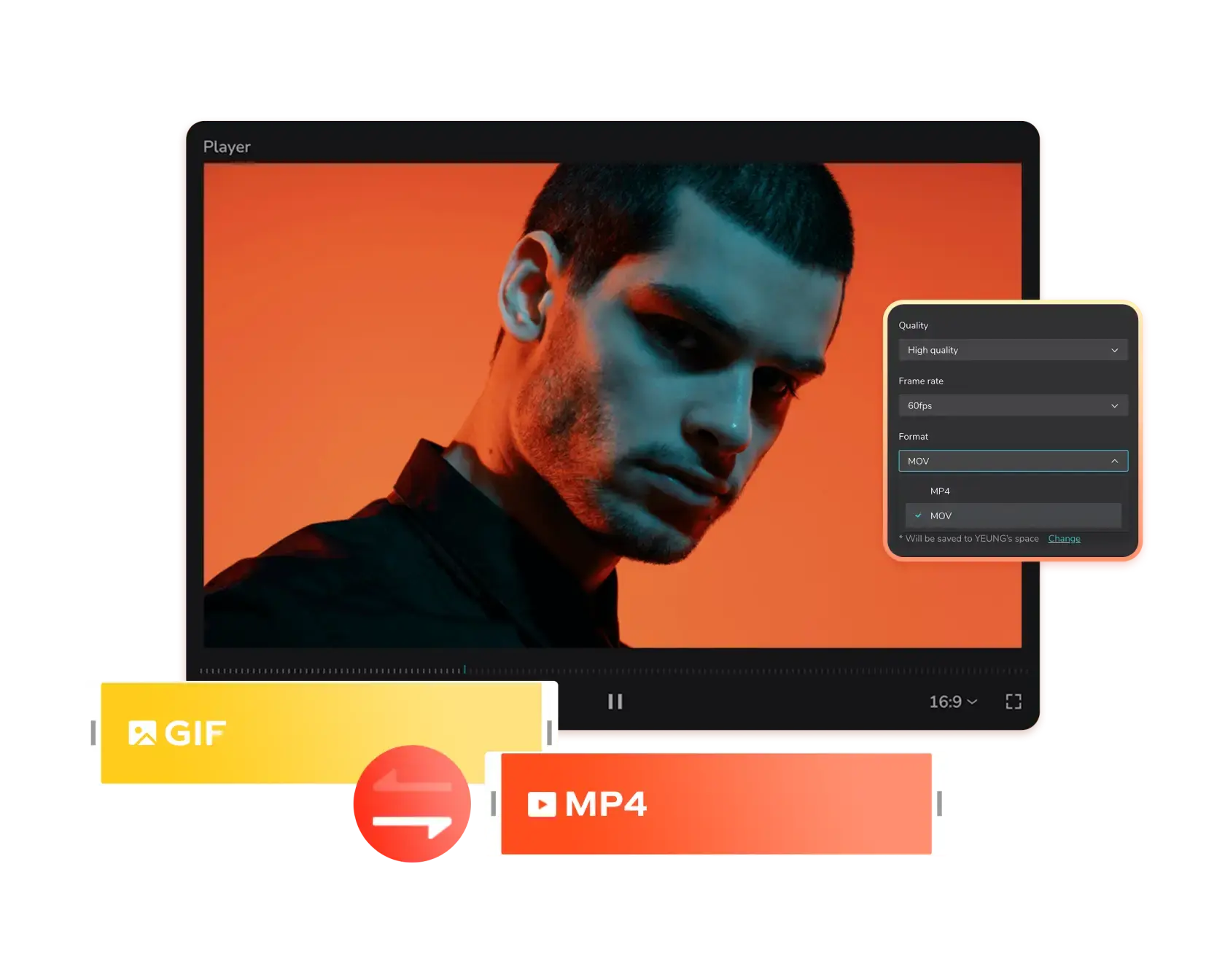 GIF 'i MP4 Ücretsiz Çevrimiçi' e Dönüştürün