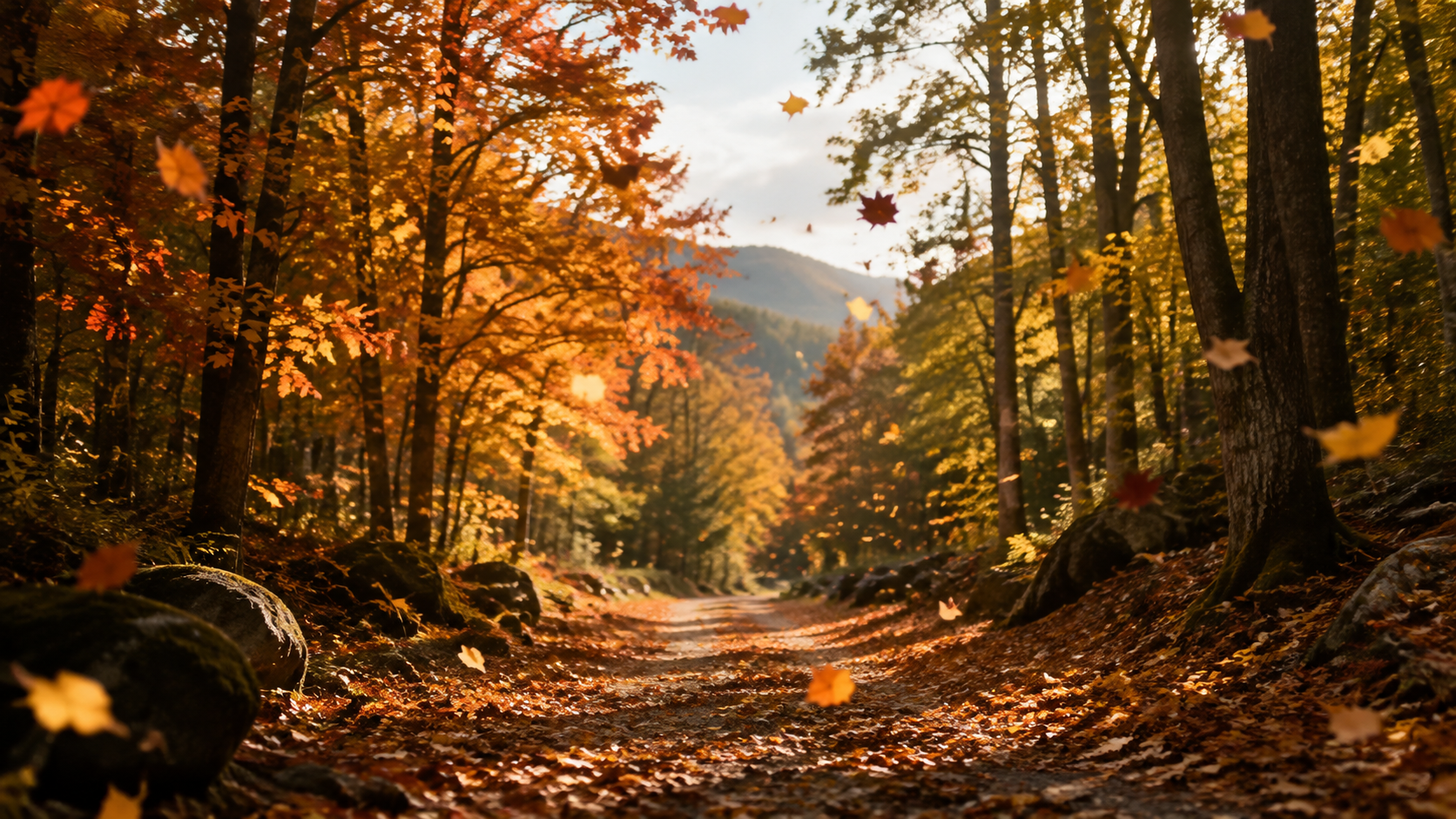 Drifting Autumn Leaves