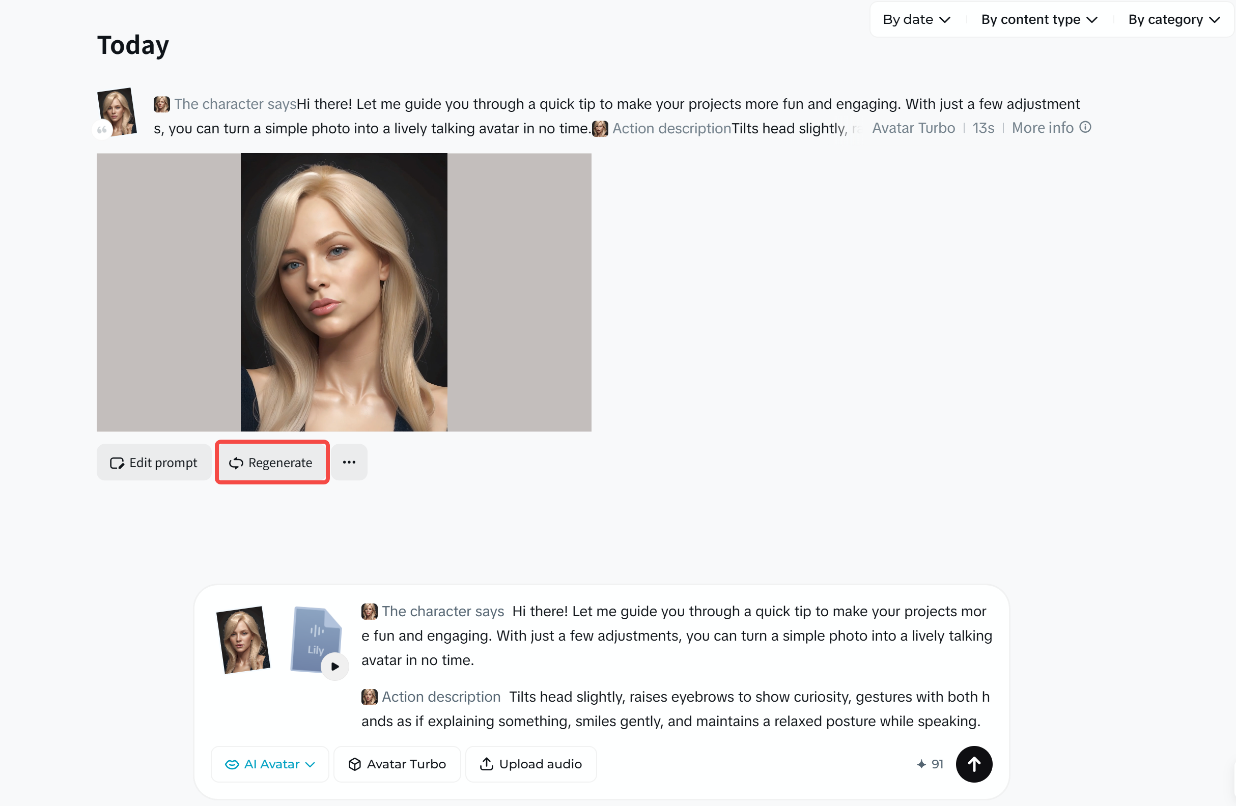 Foto-KI kostenlos mit Resync animieren