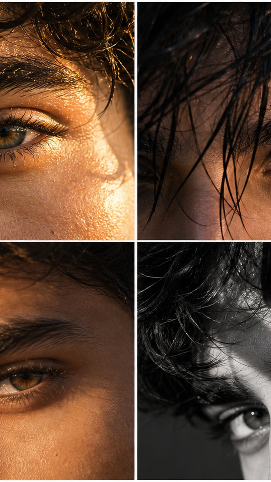 Close-Up Eyes Boys AI Photo Prompts mobile hero
