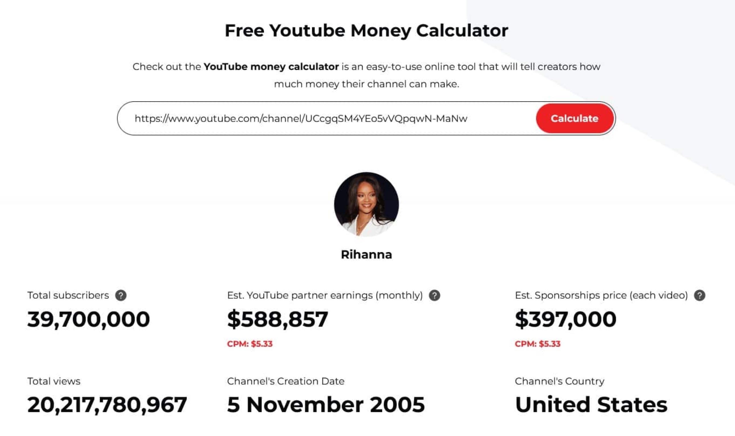 Що таке калькулятор перетворення переглядів YouTube у гроші
