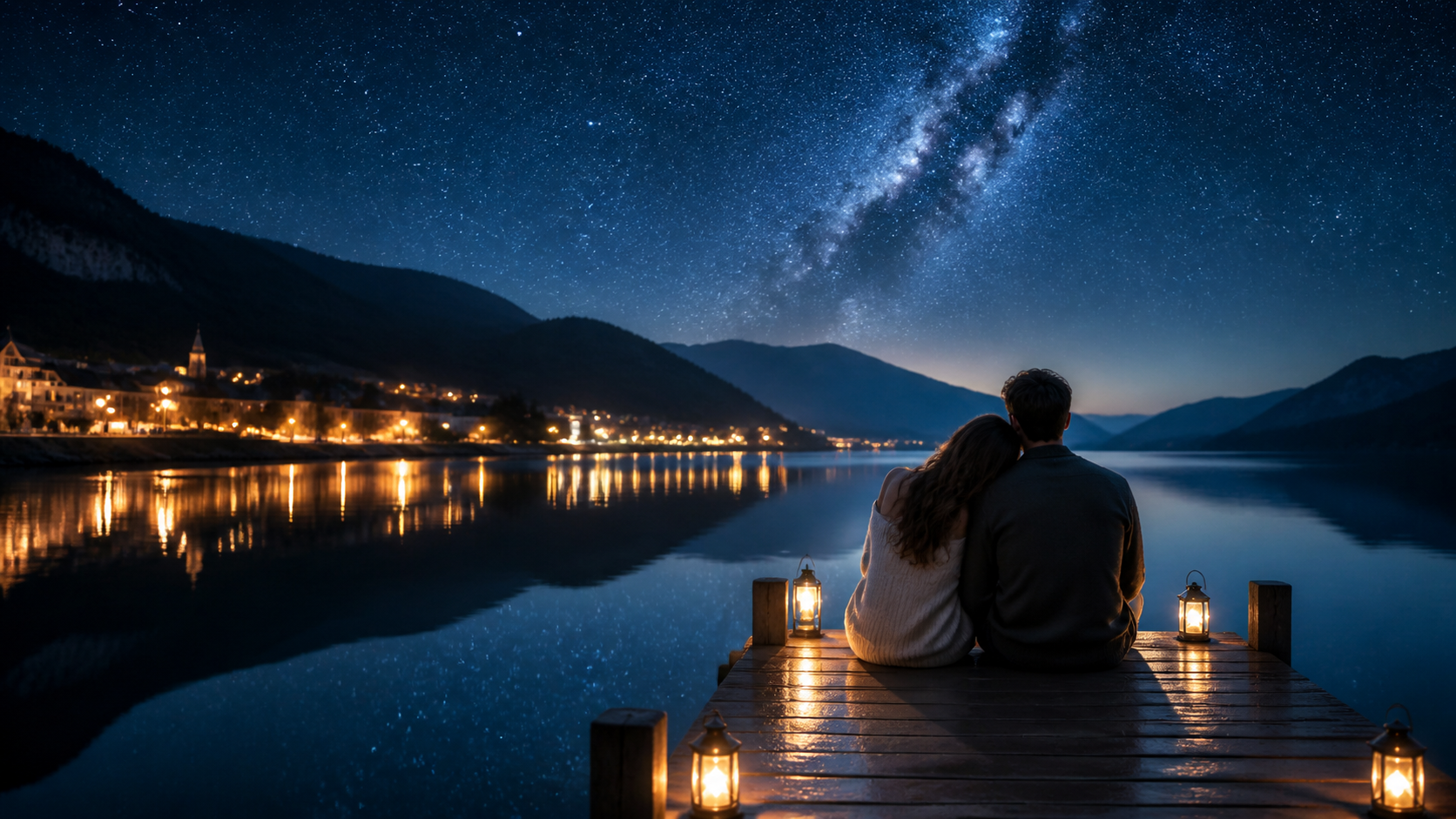 Stars Above the City prompt example