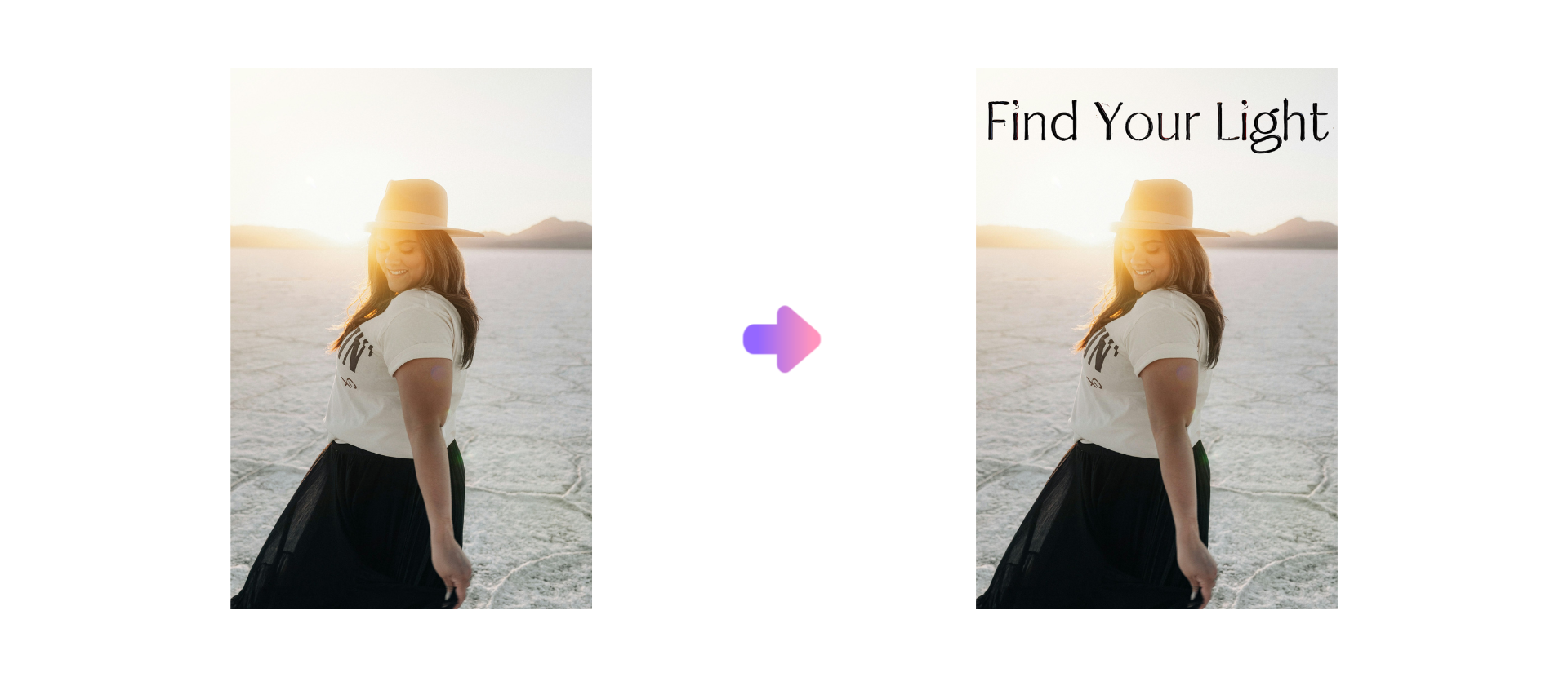 Efect de text AI