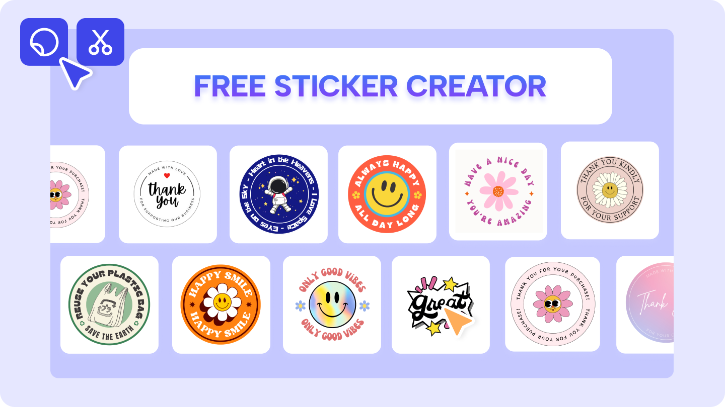 Creador de pegatinas gratis