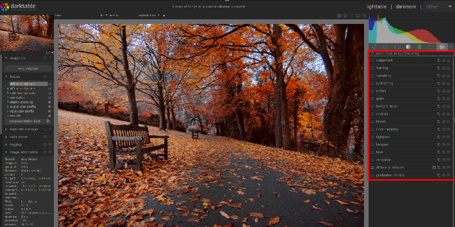 darktable