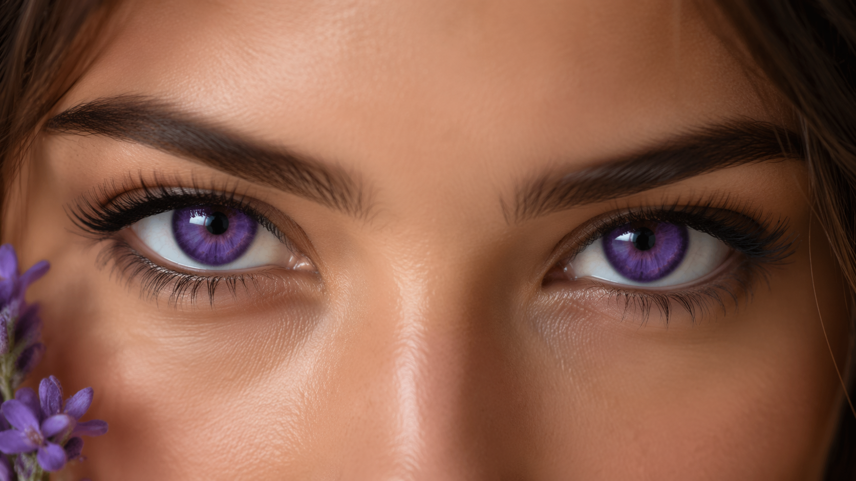 Dreamina oogkleurtest: Violet fantasy iris bewerken