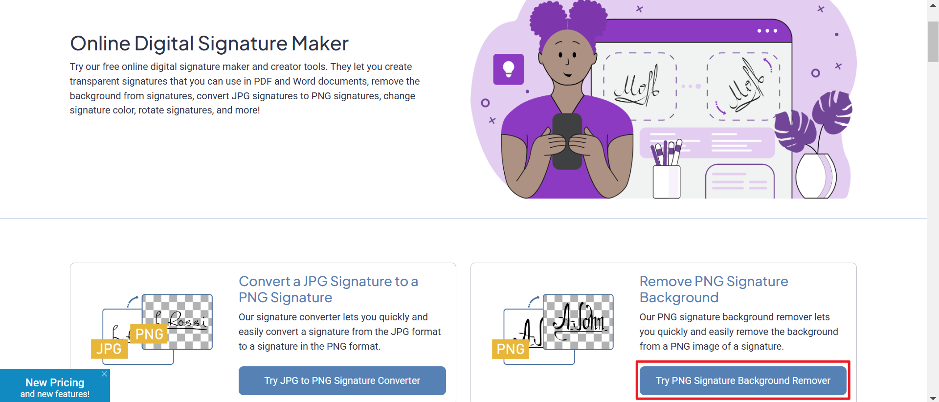 create my digital signature