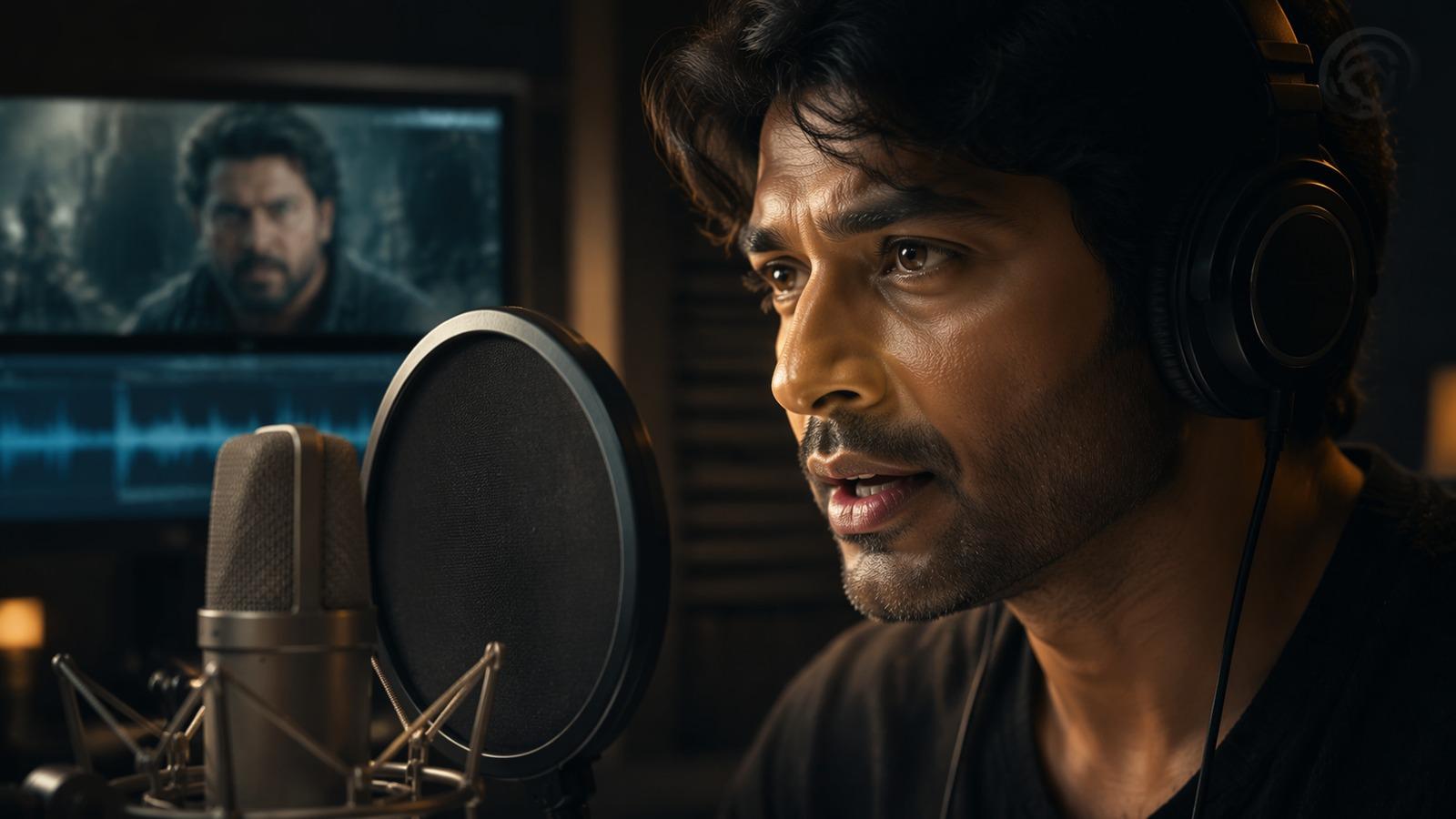 movie dubbing lip sync AI template cover