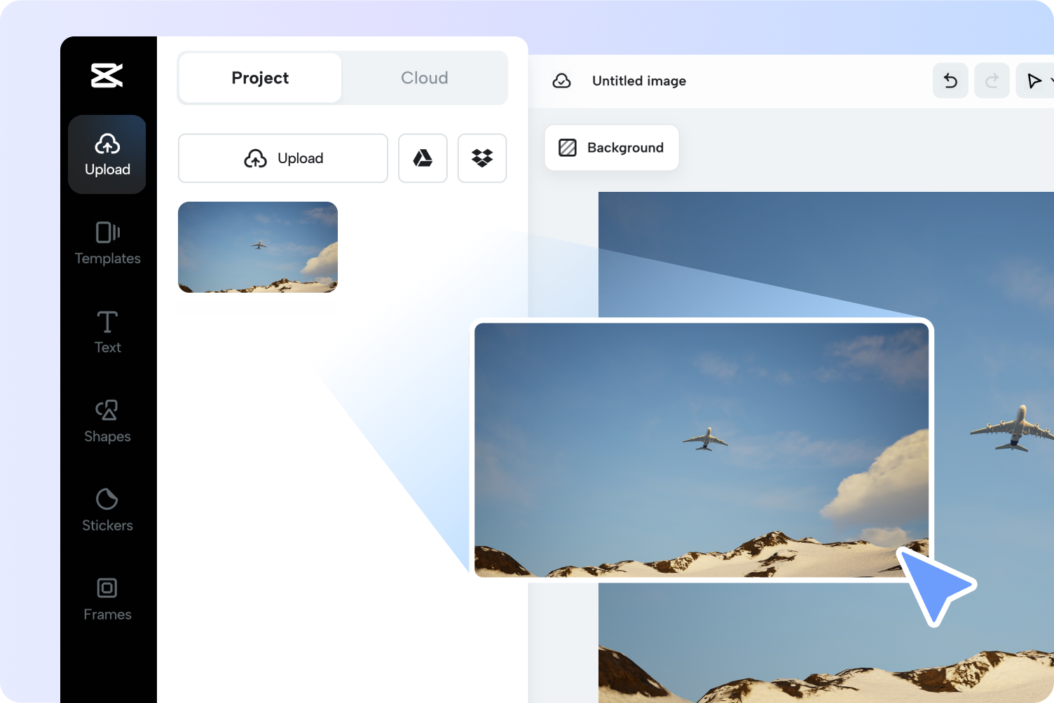 Step 1: Upload image to the image converter
