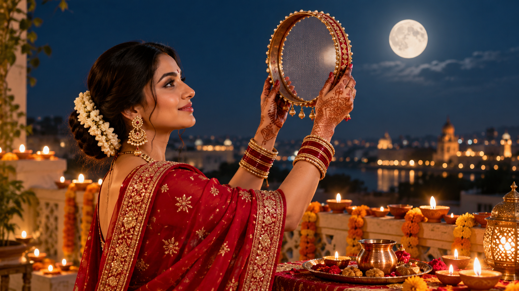 Karwa Chauth AI Photo Prompts & Couple Photo Editing | Dreamina