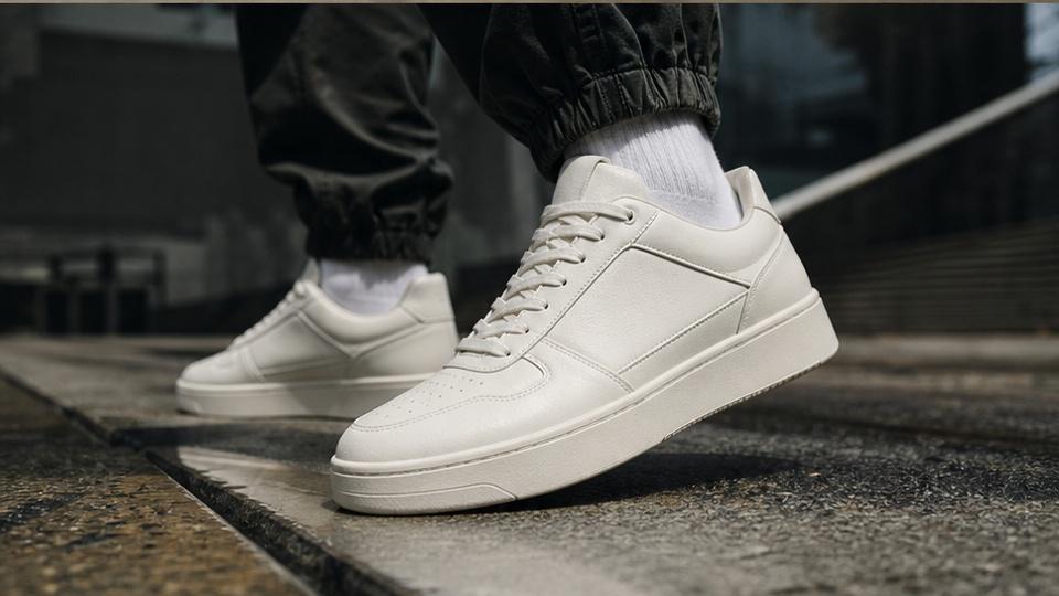 AI Shoe Model Generator — a detailed close-up of the sole, laces, and material