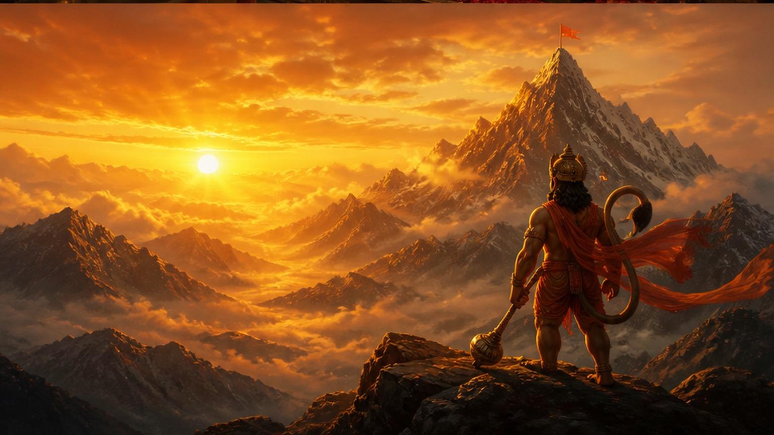 Potret studio alami dari Prompt dewasa fiksi Terlihat Hanuman