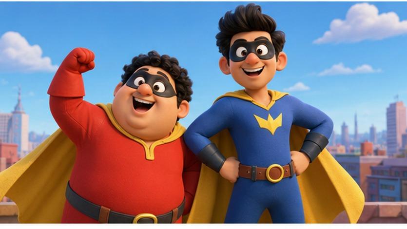 Motu Patlu AI Video Prompt ejemplo 5