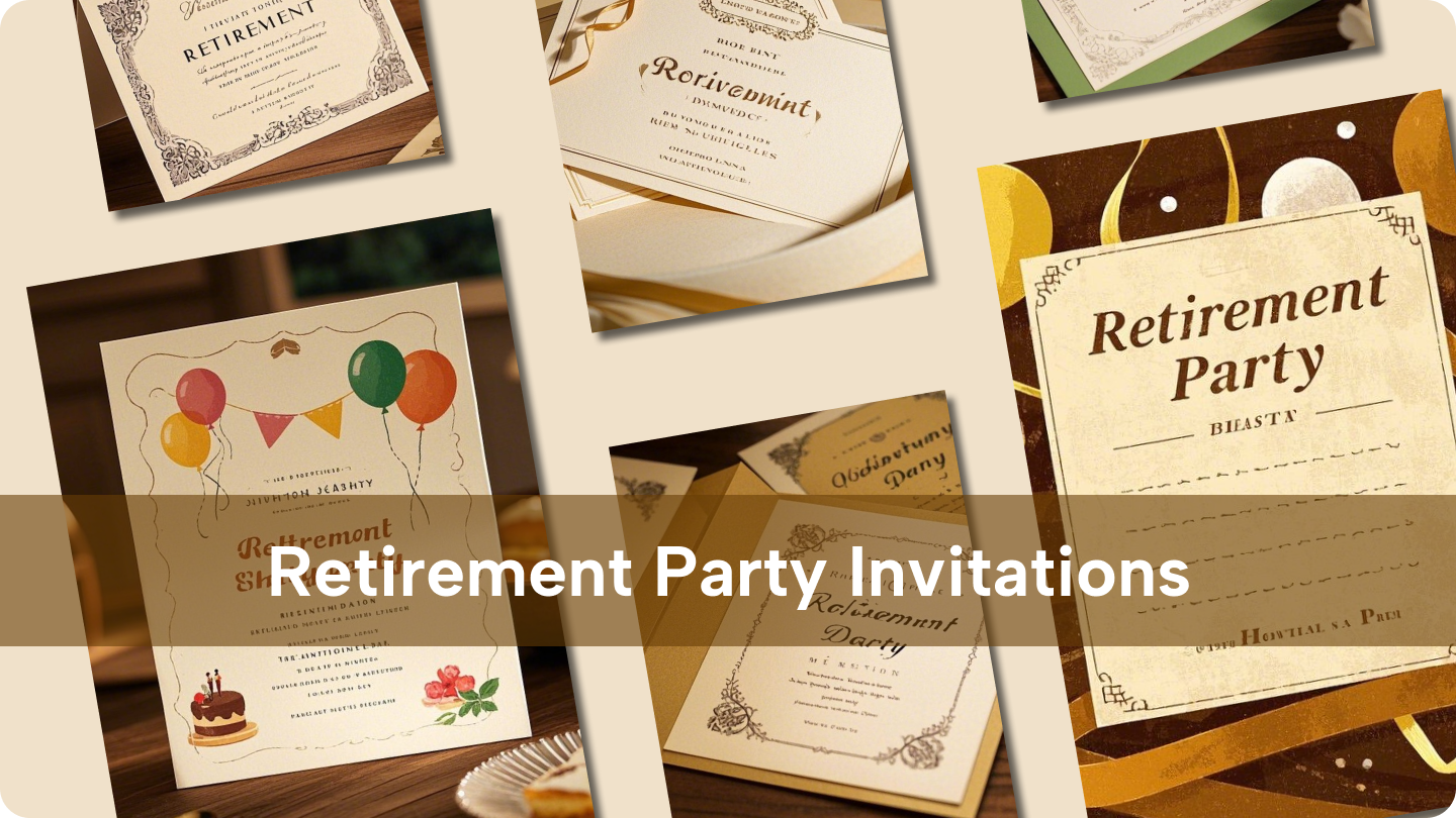 retirement party invitations