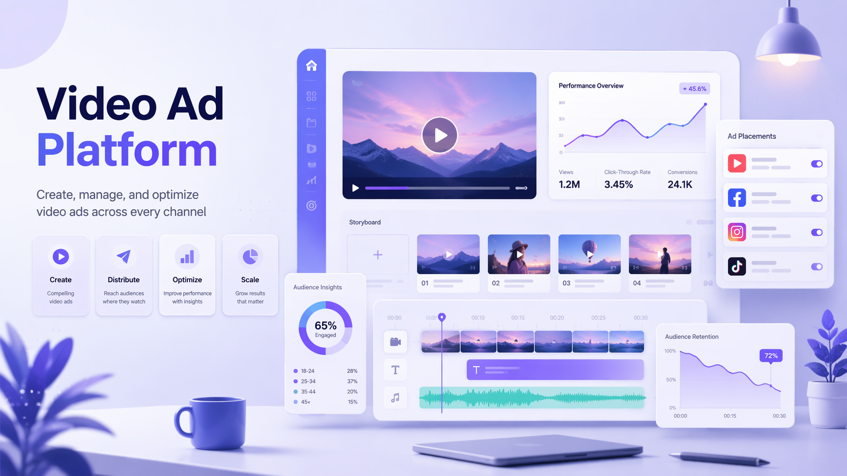 Pippit AI design workspace background for graphic design for flyers