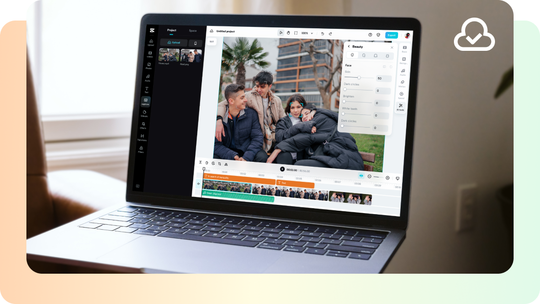 Cloud storage for CapCut's Retouch Feature