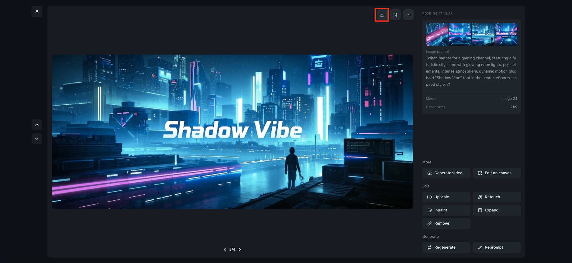 Generator banerów ai Twitch