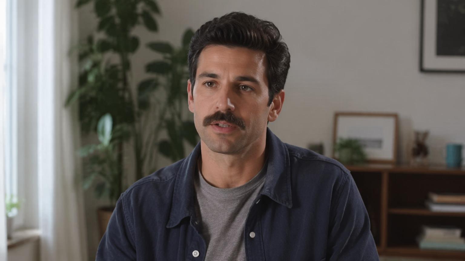 Dreamina remove o bigode do prompt de vídeo exemplo 4: Polir um quadro de vídeo social