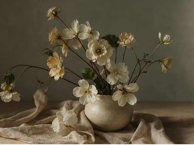Classic and Aesthetic Photo Prompts prompt example 2 - Botanical still life