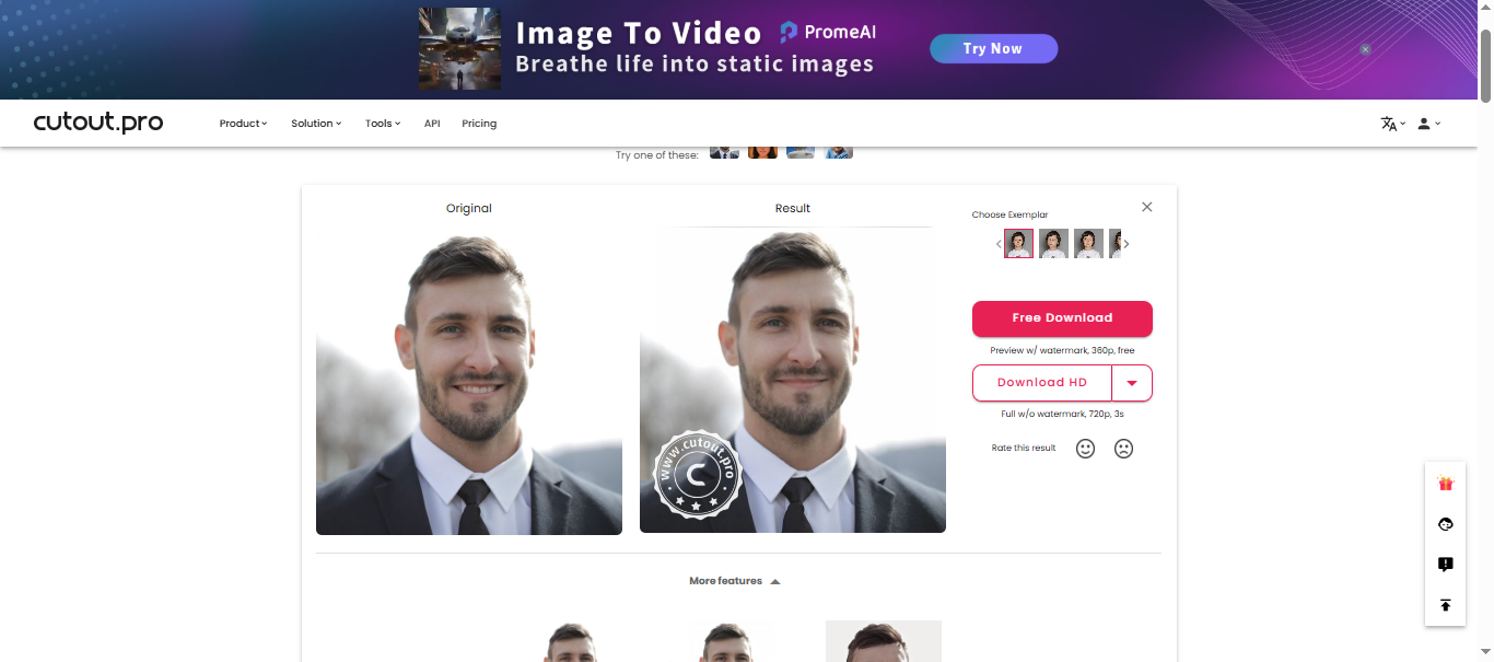 video dalle immagini online