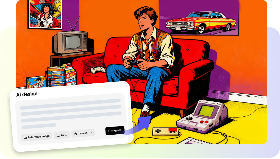 Crie uma ilustração com um clique