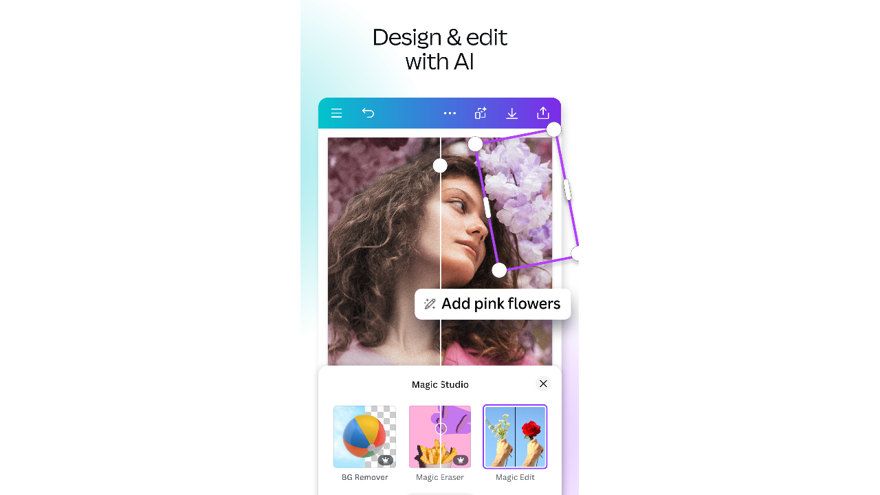 Canva - KI-Fotobearbeitungs-App