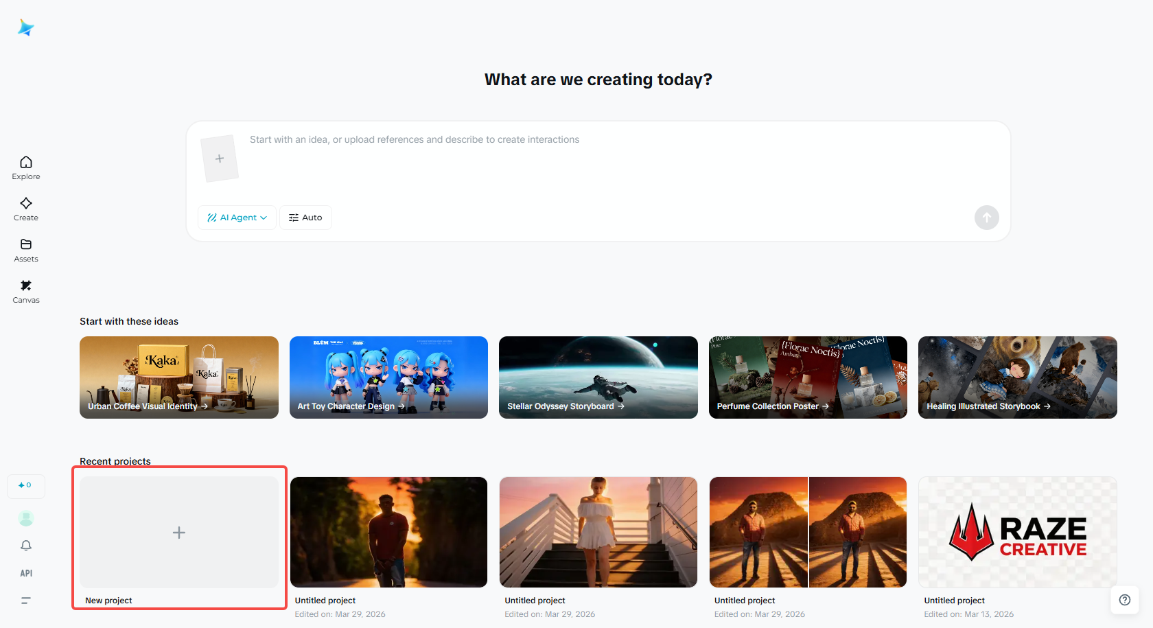 Access the image editing interface