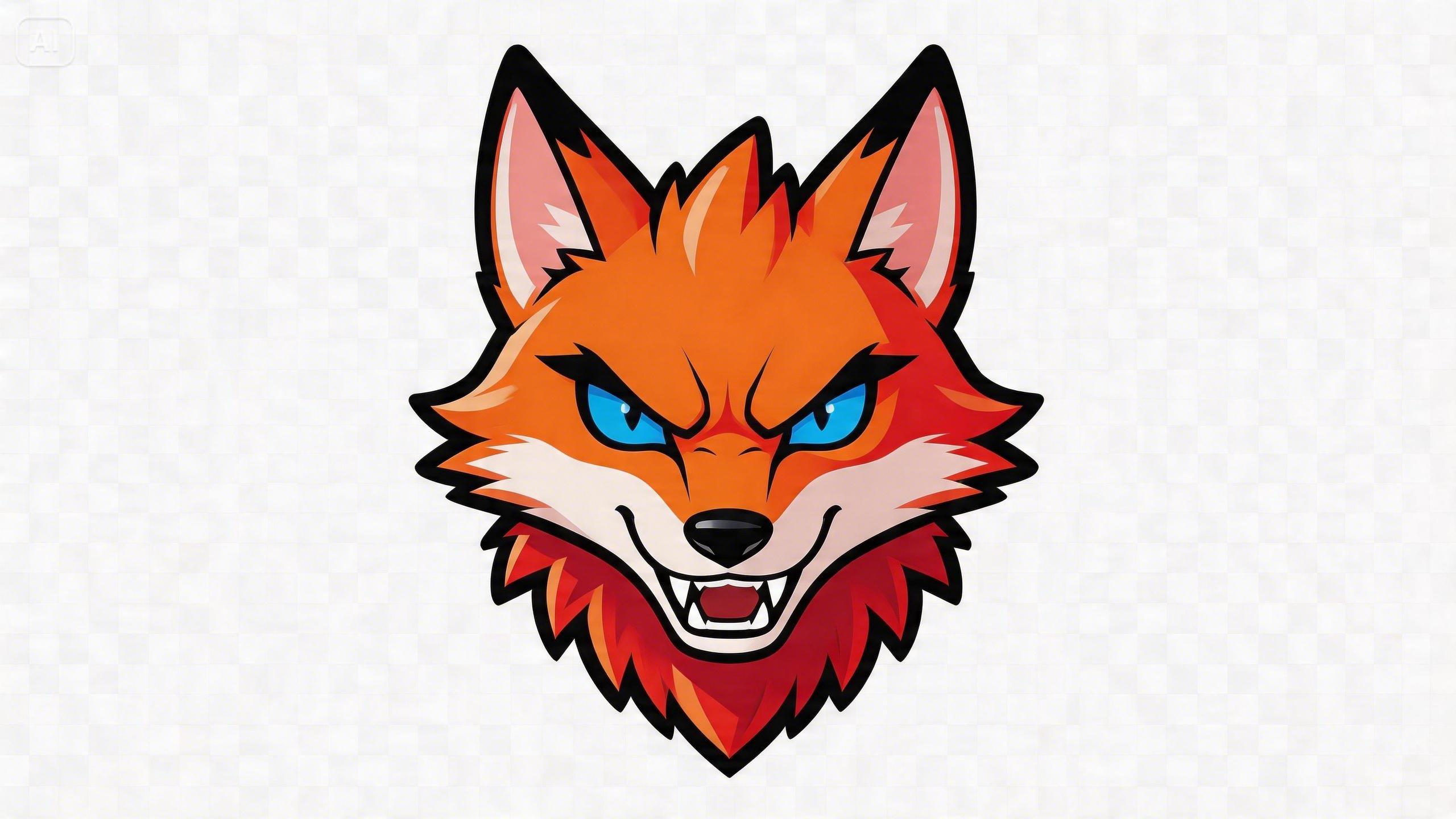 Prompt 2: Mascot logo without background