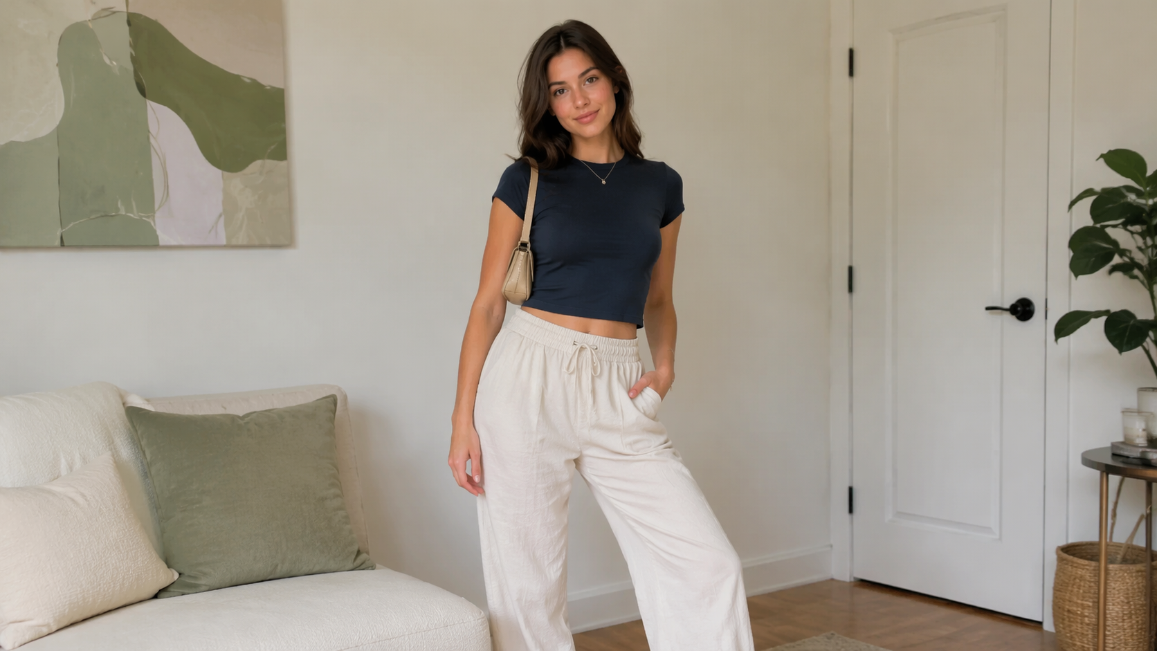 Dreamina try on clothes from photo prompt example 1: new casual outfit