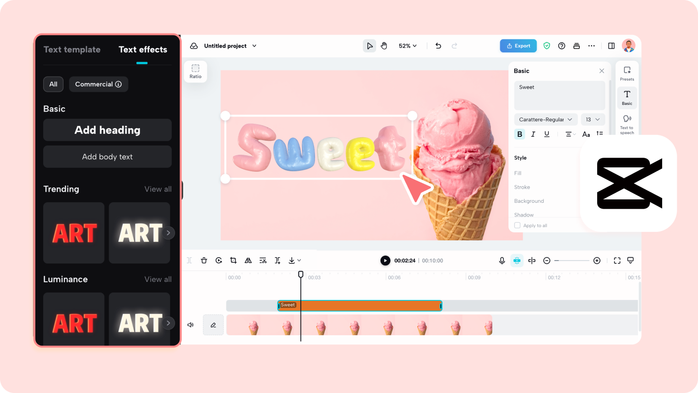 Creador de texto 3D