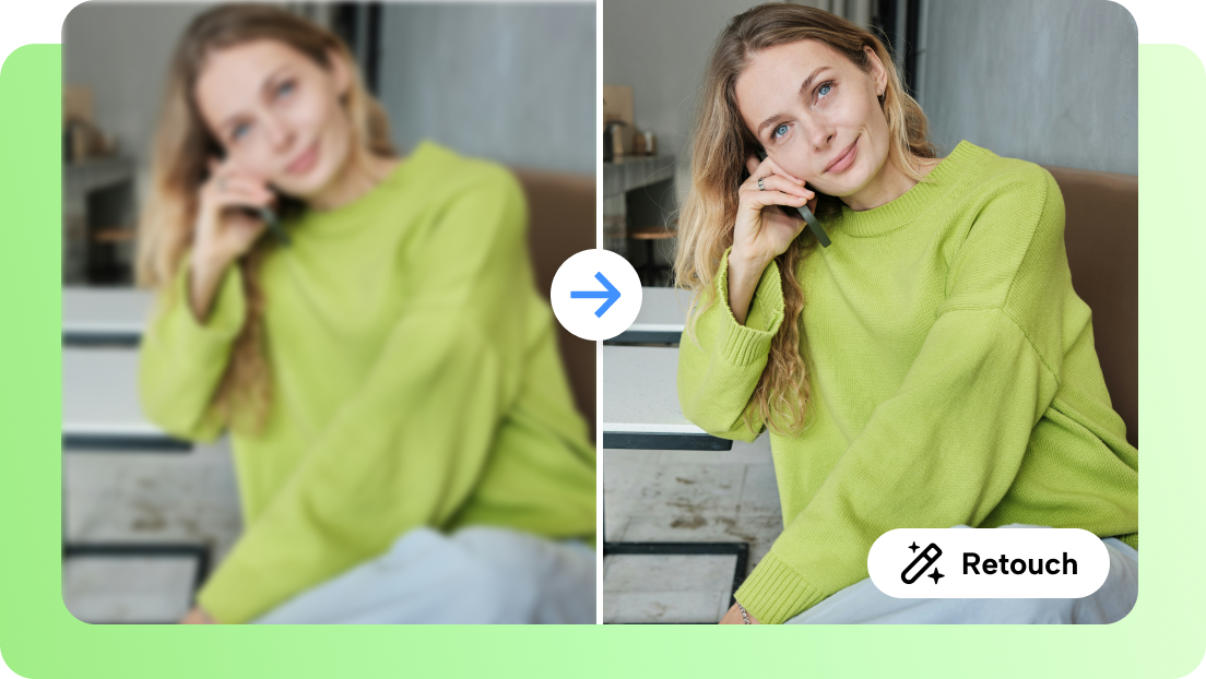 Bild schärfen mit Intelligent Retouch