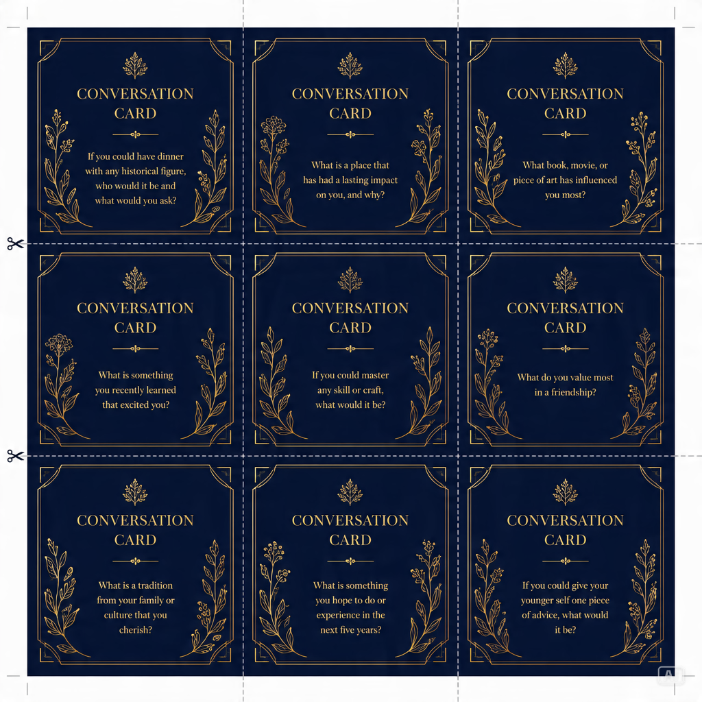 Elegant dinner party card design generated by Pippit