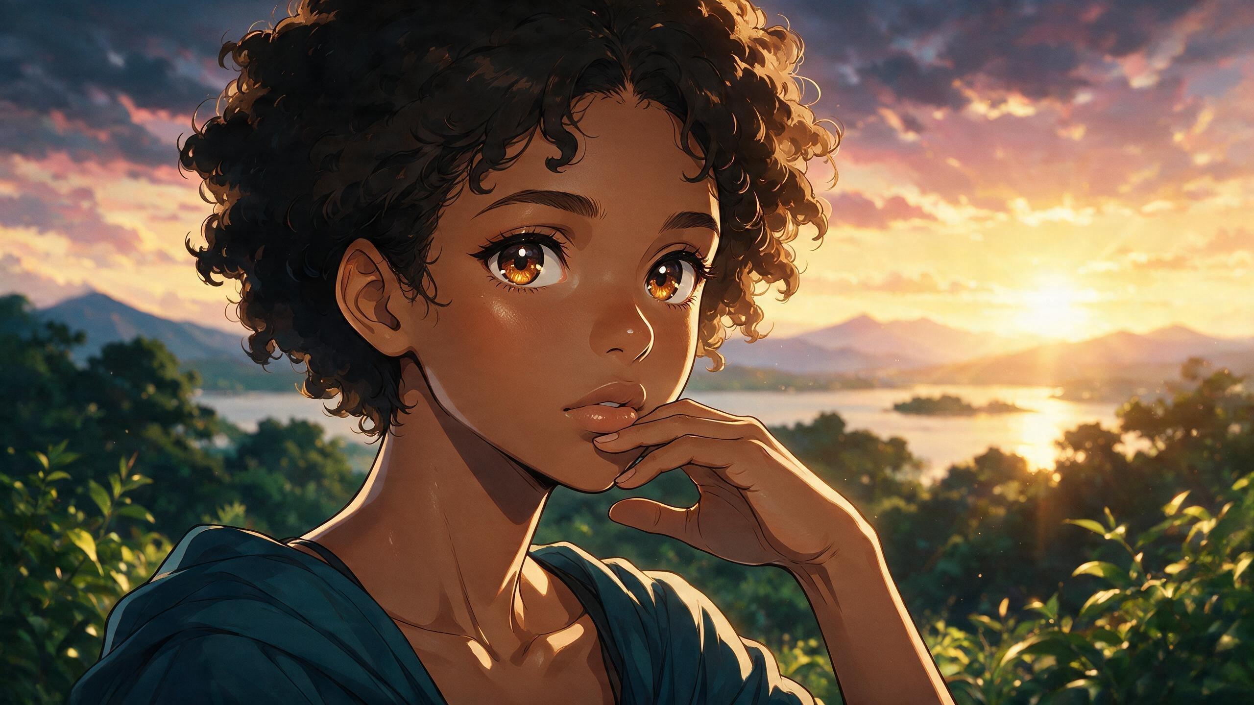Prompt for anime style image remix