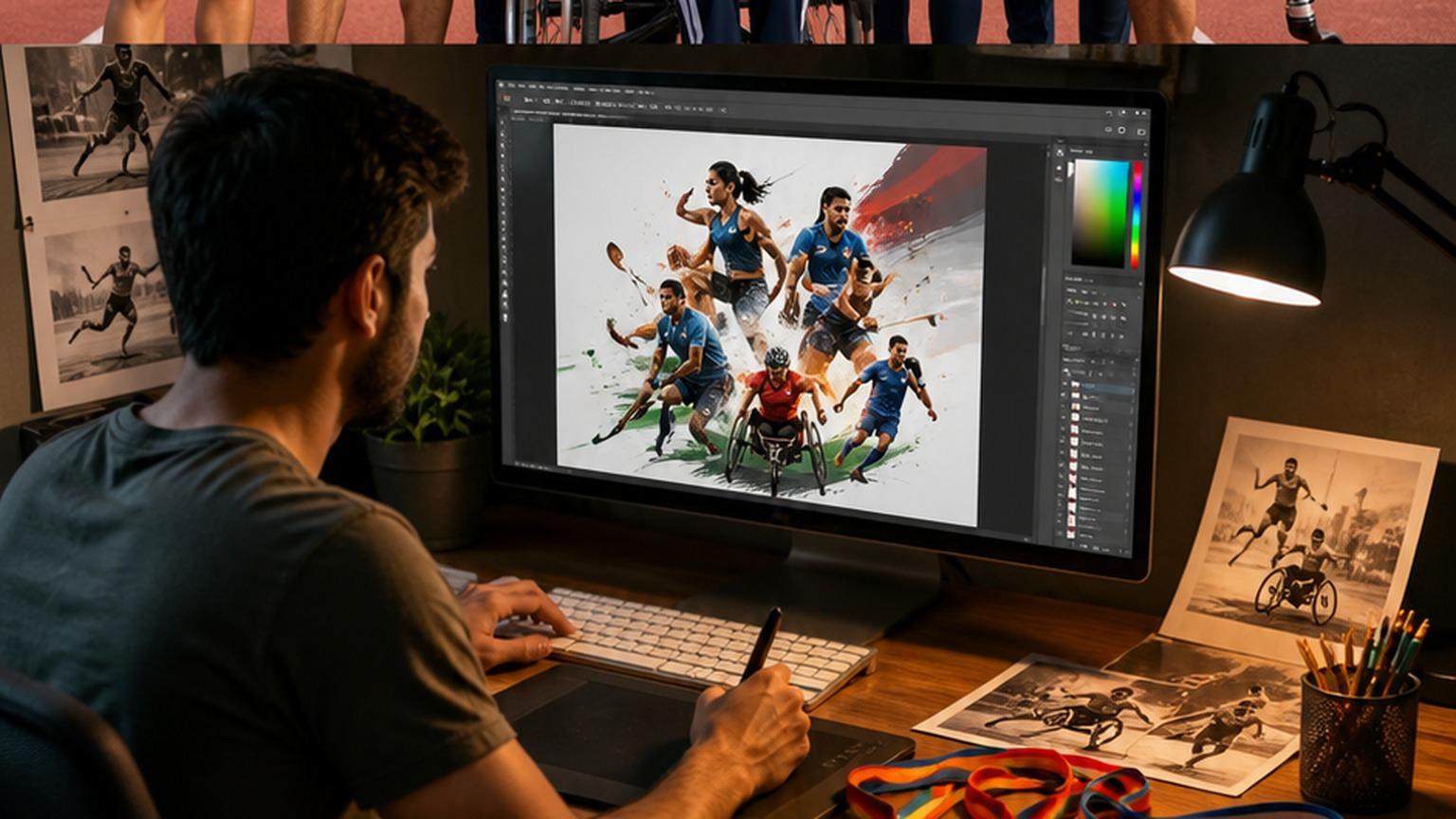 National Sports Day AI Poster Prompts hero image