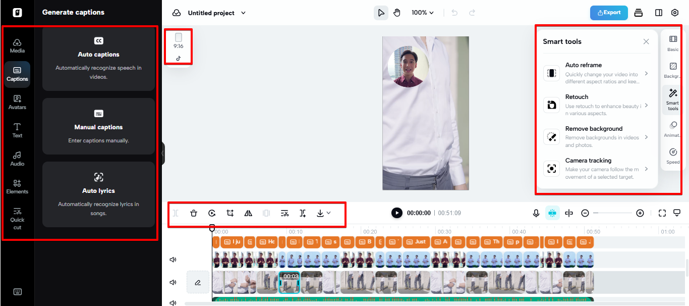 Editor de video avanzado