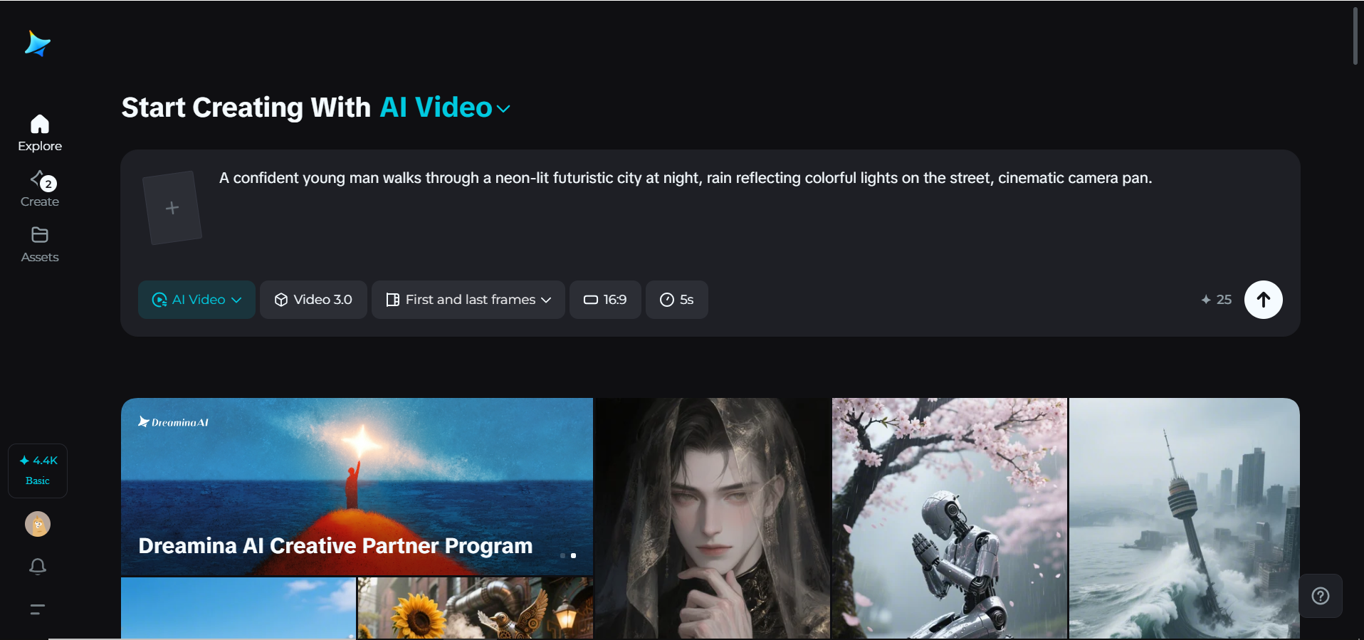 Text to video