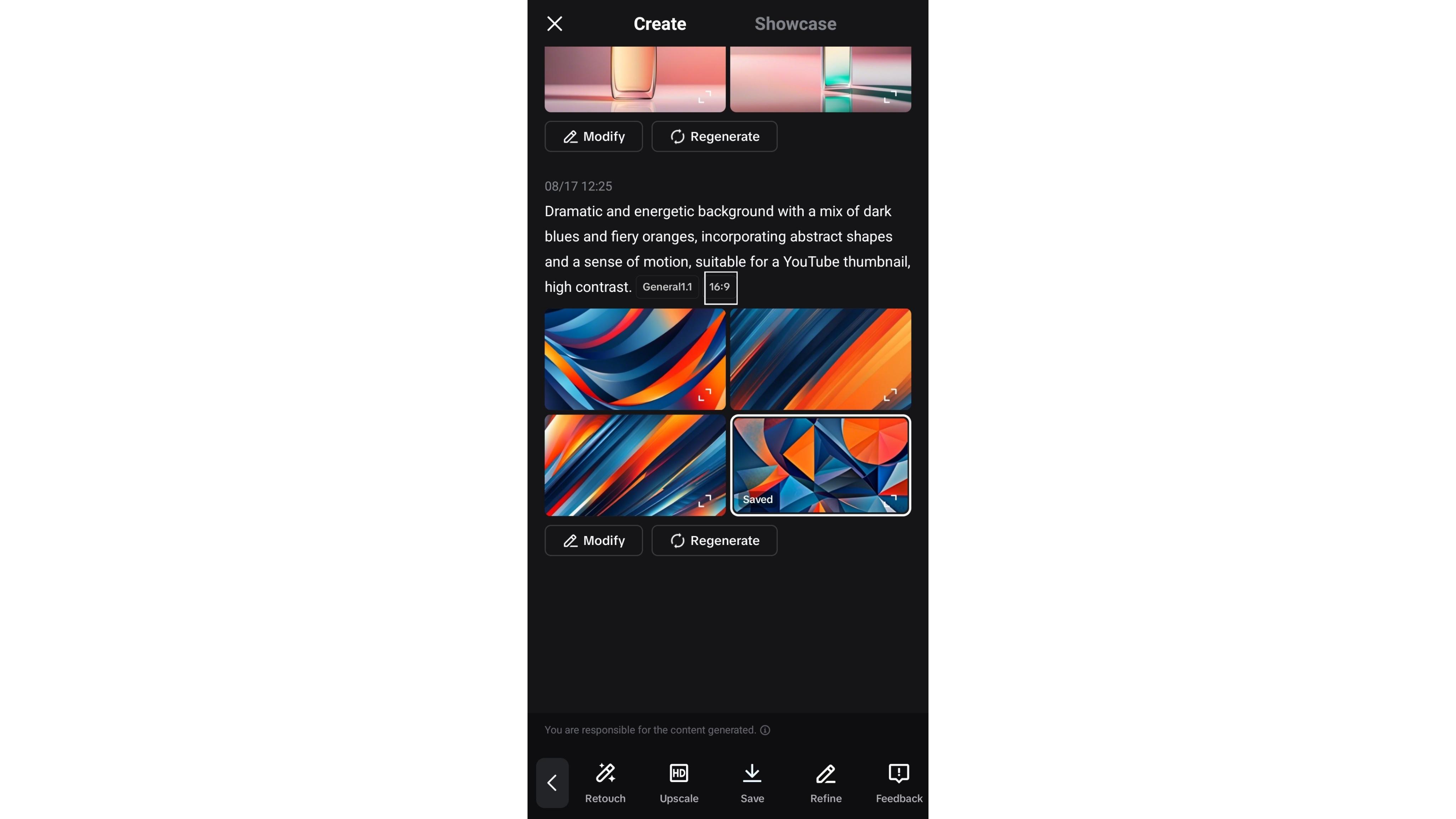 Aplikasi pembuat gambar AI gratis — Desain Thumbnail YouTube