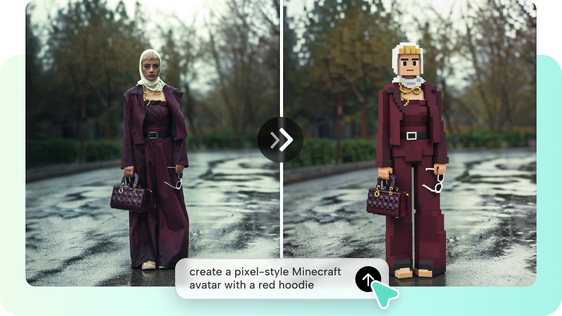 AI Minecraft Skin Generator: Bild in Minecraft-Skin umwandeln