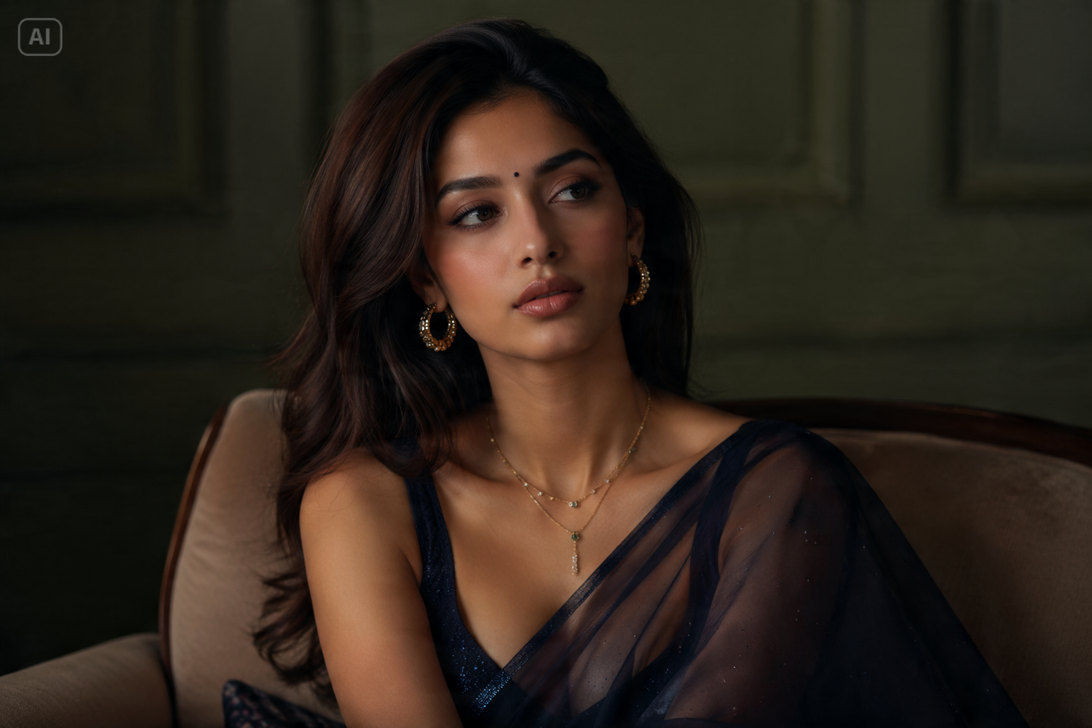 Seen Girl Saree Photos
