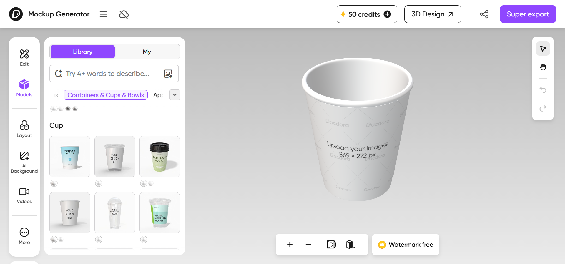 Pacdora Homepage