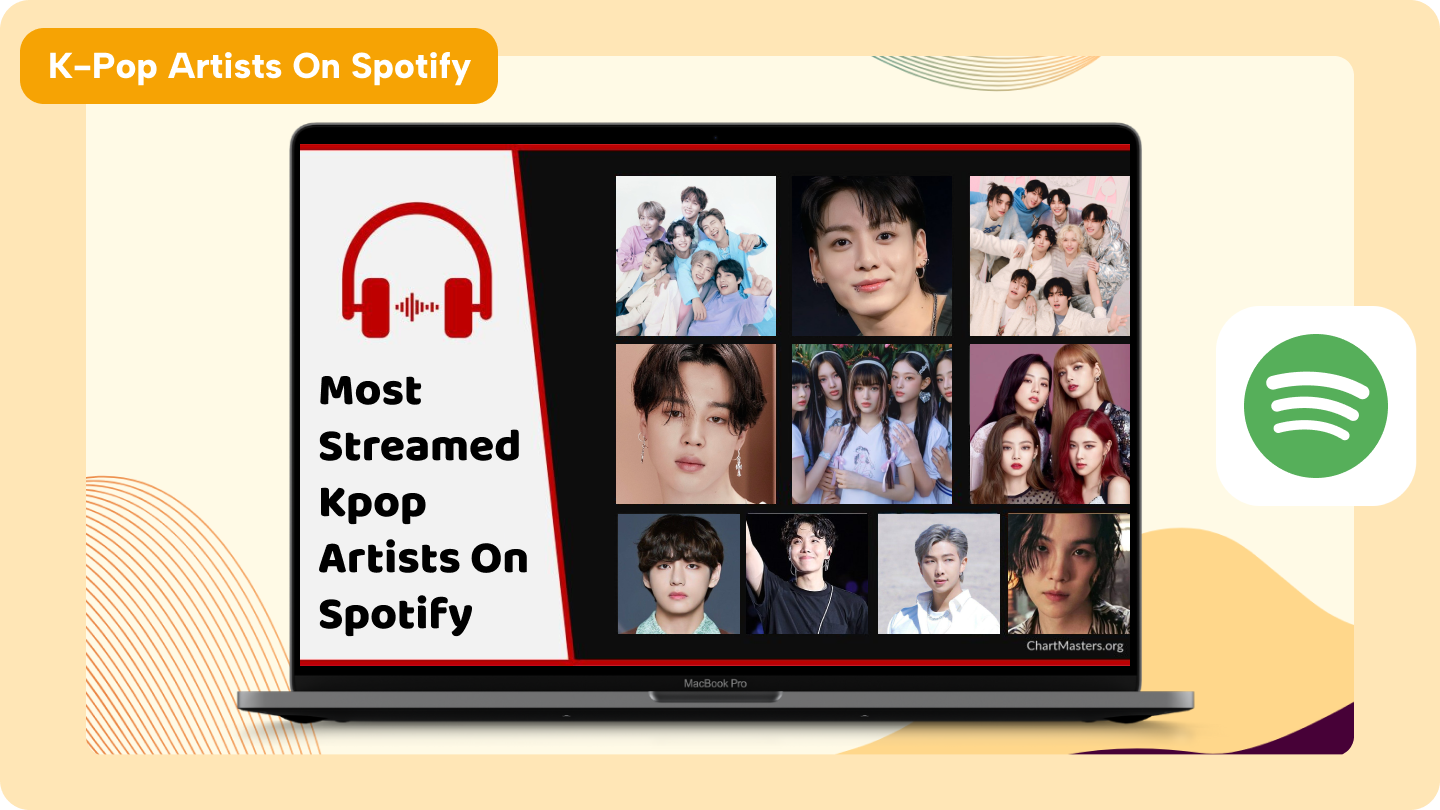 найпопулярніший виконавець kpop на spotify